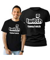 Personalizowana Koszulka Twitch Twój Nick Plexido - 1