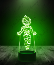 Lampka LED 3D Plexido Vegeta Dragon Ball Moc - 3