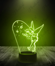 Lampka LED 3D Plexido Księżniczka Dzwoneczek - 1