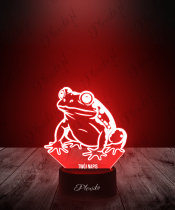 Lampka LED 3D Plexido Płaz Żaba