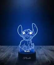 Lampka LED 3D Plexido Stich z Zębami