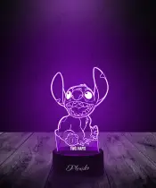 Lampka LED 3D Plexido Stich z Zębami - 2