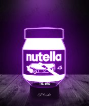 Lampka LED 3D Plexido Słoik Nutella - 2