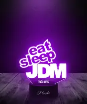 Lampka LED 3D Plexido Eat Sleep JDM - 2