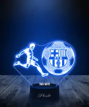 Lampka LED 3D Plexido Piłkarz Piłka FC Barcelona - 2