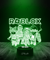 Lampka LED 3D Plexido Gra Roblox Postacie