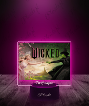 Lampka LED 3D Plexido z Nadrukiem Film Wicked - 2