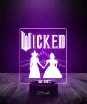 Lampka LED 3D Plexido Film Wicked