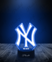 Lampka LED 3D Plexido Koszykówka NY Yankees - 2