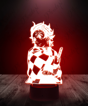 Lampka LED 3D Plexido Demon Slayer Tanjiro Kamado - 1