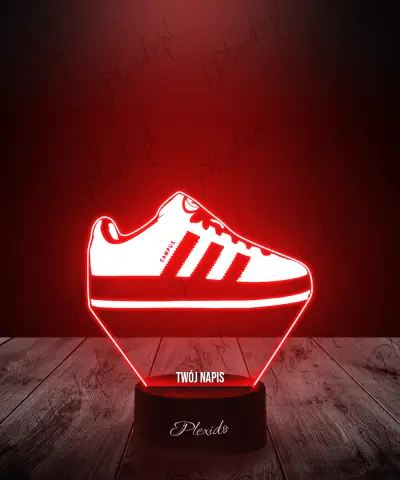 Lampka LED 3D Plexido Buty Adidas Campus Streetwear