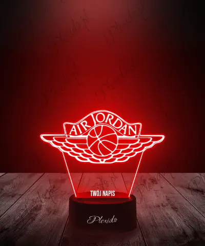 Lampka LED 3D Plexido Air Jordan Logo Streetwear