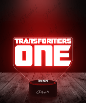 Lampka LED 3D Plexido Transformers One Logo