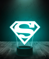 Lampka LED 3D Plexido Superman - 2