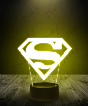 Lampka LED 3D Plexido Superman - 3