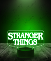 Lampka LED 3D Plexido Stranger Things Napis - 1