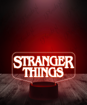 Lampka LED 3D Plexido Stranger Things Napis - 2