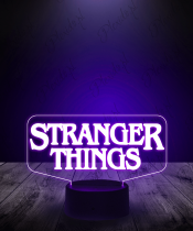 Lampka LED 3D Plexido Stranger Things Napis - 3