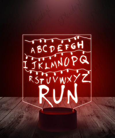 Lampka LED 3D Plexido Stranger Things List - 1