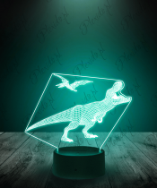 Lampka LED 3D Plexido Park Jurajski Dinozaur - 1