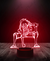 Lampka LED 3D Plexido Monkey Luffy Pięść - 2