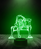 Lampka LED 3D Plexido Monkey Luffy Pięść - 3