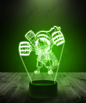 Lampka LED 3D Plexido Monkey Luffy Chibi - 2