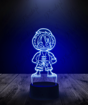 Lampka LED 3D Plexido Monkey Luffy Chibi One Piece - 3