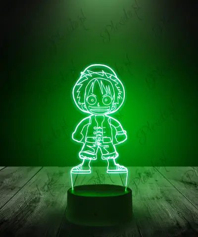 Lampka LED 3D Plexido Monkey Luffy Chibi One Piece - 1