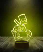 Lampka LED 3D Plexido Bart Simpson - 3