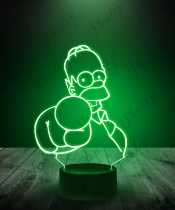 Lampka LED 3D Plexido Simpsonowie Homer - 3