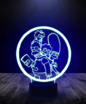 lampka_led_3d_plexido_homer