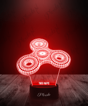 Lampka LED 3D Plexido Fidget Spiner - 2