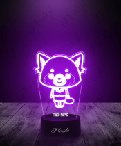 Lampka LED 3D Plexido Hello Kitty Aggretsuko - 1