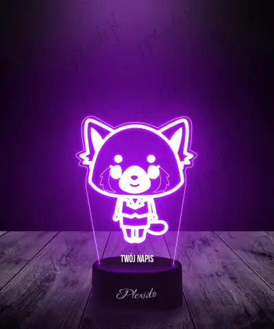 Lampka LED 3D Plexido Hello Kitty Aggretsuko - 1