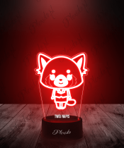 Lampka LED 3D Plexido Hello Kitty Aggretsuko - 3