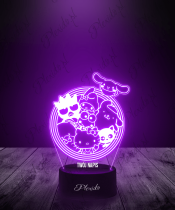 Lampka LED 3D Plexido Bajka Sanrio Hello Kitty - 2