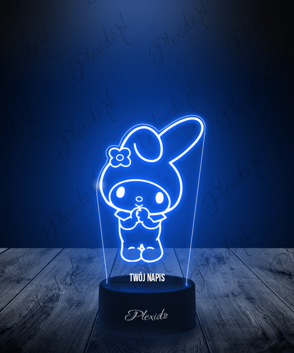 Lampka LED 3D Plexido Hello Kitty My Melody - 1