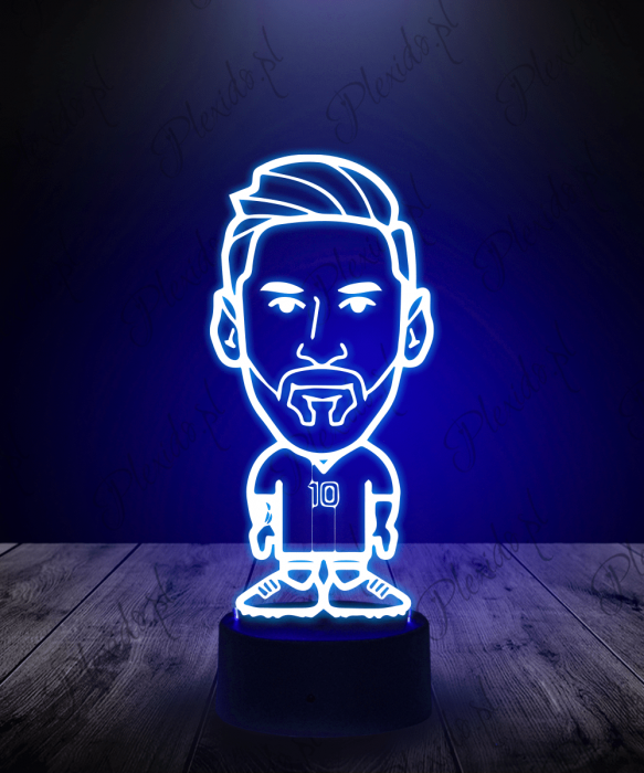 Lampka LED 3D Plexido Leo Messi