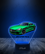 Lampka LED 3D Plexido Samochód Mercedes GTR AMG - 1