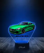 Lampka LED 3D Plexido Samochód Mercedes GTR AMG - 1