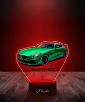 Lampka LED 3D Plexido Samochód Mercedes GTR AMG - 2