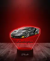 Lampka LED 3D Plexido  Samochód Lamborghini Centenario - 2