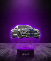 Lampka LED 3D Plexido Samochód Ford Mustang Shelby - 3