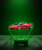 Lampka LED 3D Plexido Samochód Sportowy Ferrari Laferrari - 1