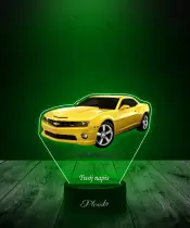 Lampka LED 3D Plexido Samochód Sportowy Chevrolet Camaro - 1