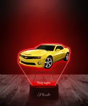 Lampka LED 3D Plexido Samochód Sportowy Chevrolet Camaro - 2