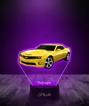 Lampka LED 3D Plexido Samochód Sportowy Chevrolet Camaro - 3