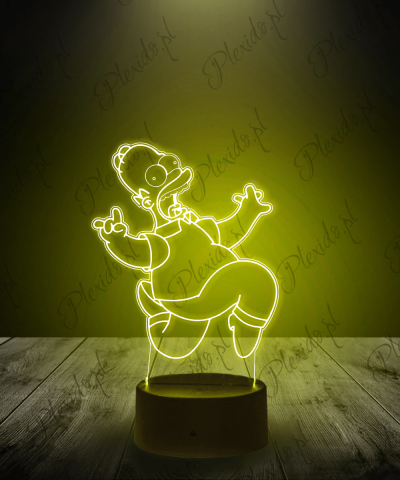 lampka_led_3d_plexido_homer_simpsonowie