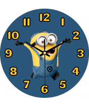 Zegar Ścienny dla Dzieci Plexido Minionek Dave - 1